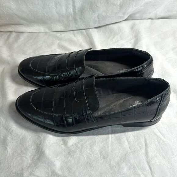 Women’s Black Rockport Penny Loafers size 9.5 - Picture 7 of 10